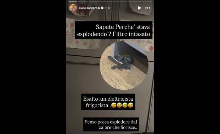sporcizia sotto il frigo