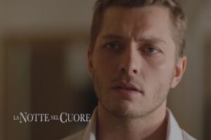 Cihan sconvolto in una scena de La Notte nel Cuore