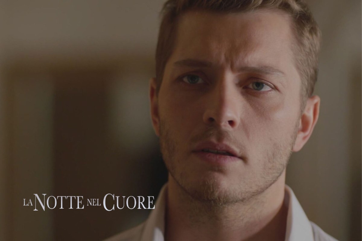 Cihan sconvolto in una scena de La Notte nel Cuore