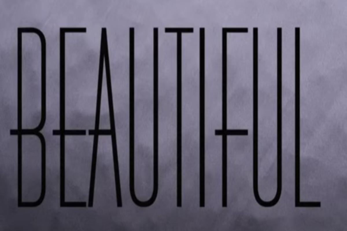 scritta beautiful